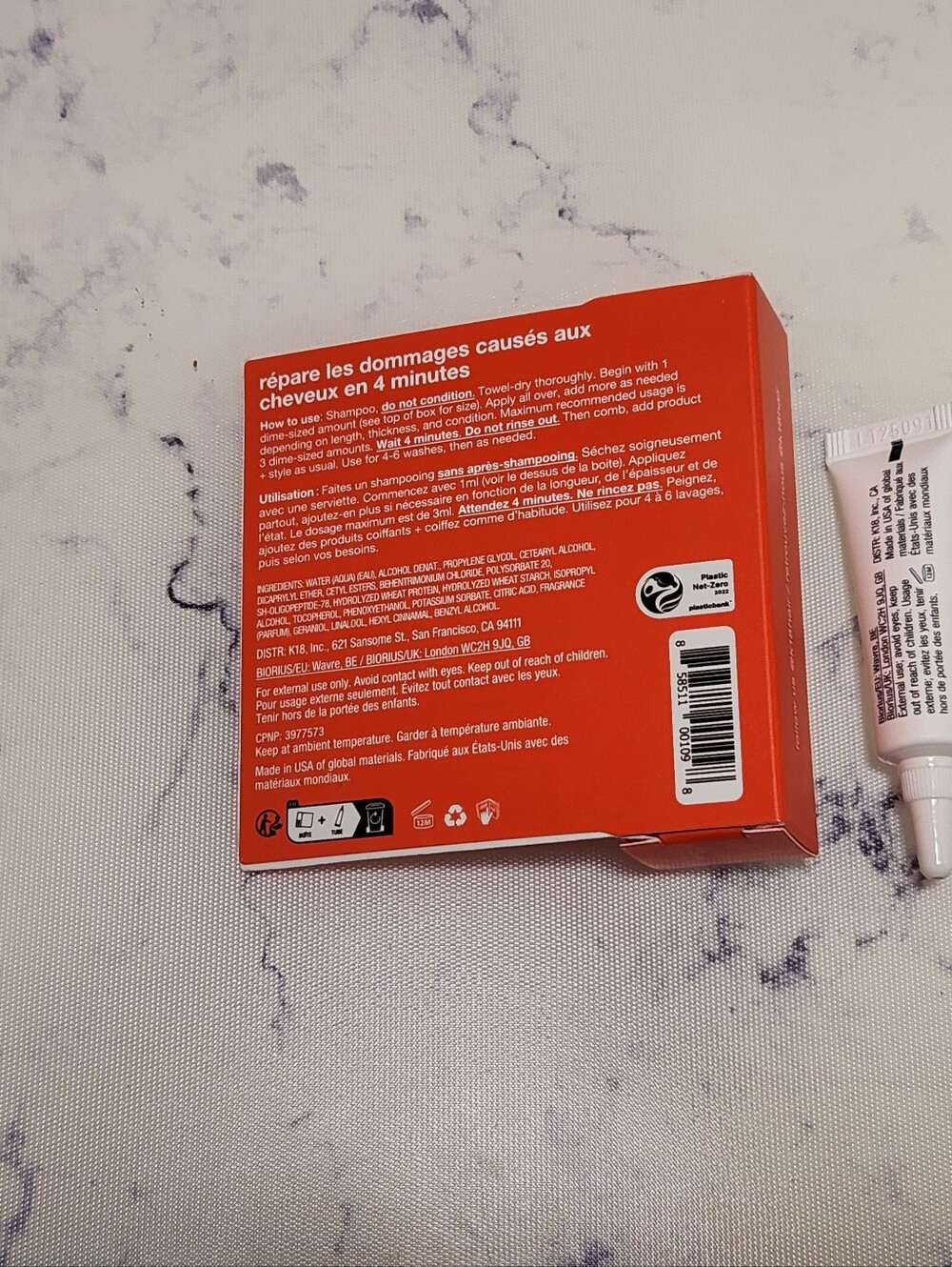 K18 Leave In Molecular Repair Hair Mask Mini Travel Size .17 Oz - Picture 2 of 5